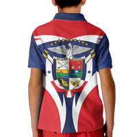 Panama Golden Frog Kid Polo Shirt Coat Of Arms - Sporty Style - Wonder Print Shop