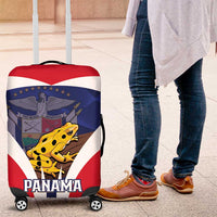 Panama Golden Frog Luggage Cover Coat Of Arms - Sporty Style - Wonder Print Shop