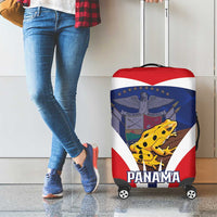 Panama Golden Frog Luggage Cover Coat Of Arms - Sporty Style - Wonder Print Shop