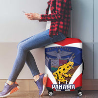 Panama Golden Frog Luggage Cover Coat Of Arms - Sporty Style - Wonder Print Shop