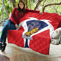 Panama Golden Frog Quilt Coat Of Arms - Sporty Style - Wonder Print Shop