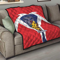 Panama Golden Frog Quilt Coat Of Arms - Sporty Style - Wonder Print Shop