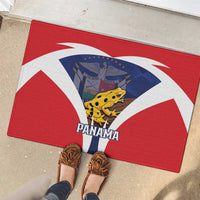Panama Golden Frog Rubber Doormat Coat Of Arms - Sporty Style - Wonder Print Shop