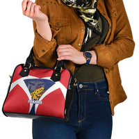 Panama Golden Frog Shoulder Handbag Coat Of Arms - Sporty Style