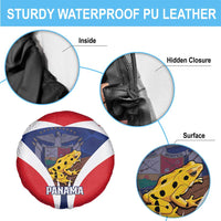 Panama Golden Frog Spare Tire Cover Coat Of Arms - Sporty Style - Wonder Print Shop