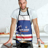 Cape Verde Football Apron Come On Tubaroes Azuis Shark - Wonder Print Shop