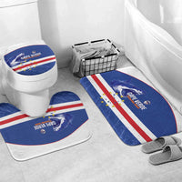 Cape Verde Football Bathroom Set Come On Tubaroes Azuis Shark - Wonder Print Shop