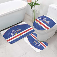 Cape Verde Football Bathroom Set Come On Tubaroes Azuis Shark - Wonder Print Shop