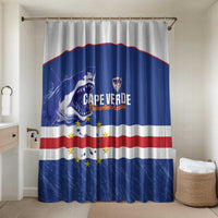 Cape Verde Football Bathroom Set Come On Tubaroes Azuis Shark - Wonder Print Shop