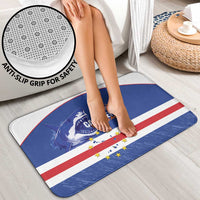 Cape Verde Football Bathroom Set Come On Tubaroes Azuis Shark - Wonder Print Shop