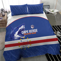 Cape Verde Football Bedding Set Come On Tubaroes Azuis Shark - Wonder Print Shop