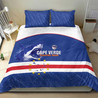 Cape Verde Football Bedding Set Come On Tubaroes Azuis Shark - Wonder Print Shop
