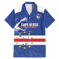 Cape Verde Football Custom Family Matching Mermaid Dress and Hawaiian Shirt Come On Tubaroes Azuis Shark - Wonder Print Shop