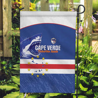 Cape Verde Football Garden Flag Come On Tubaroes Azuis Shark - Wonder Print Shop