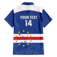 Cape Verde Football Custom Hawaiian Shirt Come On Tubaroes Azuis Shark - Wonder Print Shop