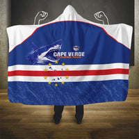 Cape Verde Football Hooded Blanket Come On Tubaroes Azuis Shark - Wonder Print Shop