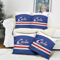 Cape Verde Football Pillow Cover Come On Tubaroes Azuis Shark - Wonder Print Shop