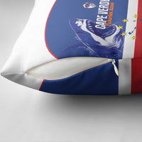 Cape Verde Football Pillow Cover Come On Tubaroes Azuis Shark - Wonder Print Shop