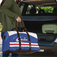 Cape Verde Football Travel Bag Come On Tubaroes Azuis Shark - Wonder Print Shop