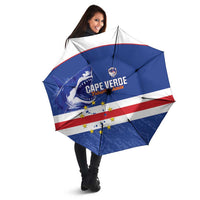 Cape Verde Football Umbrella Come On Tubaroes Azuis Shark - Wonder Print Shop