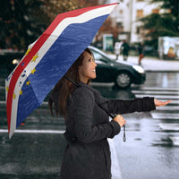 Cape Verde Football Umbrella Come On Tubaroes Azuis Shark - Wonder Print Shop
