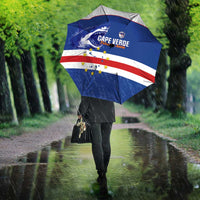 Cape Verde Football Umbrella Come On Tubaroes Azuis Shark - Wonder Print Shop
