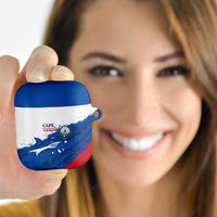 Cape Verde Football AirPods Case Tubaroes Azuis Glory World Cup - Wonder Print Shop