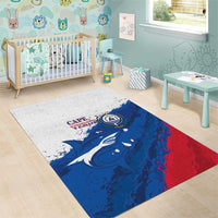 Cape Verde Football Area Rug Tubaroes Azuis Glory World Cup - Wonder Print Shop