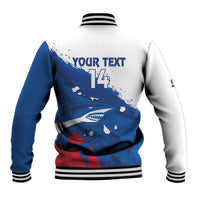 Cape Verde Football Custom Baseball Jacket Tubaroes Azuis Glory World Cup - Wonder Print Shop