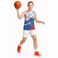 Cape Verde Football Custom Basketball Jersey Tubaroes Azuis Glory World Cup - Wonder Print Shop