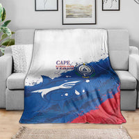 Cape Verde Football Blanket Tubaroes Azuis Glory World Cup - Wonder Print Shop