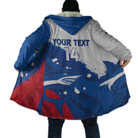 Cape Verde Football Custom Cloak Tubaroes Azuis Glory World Cup - Wonder Print Shop