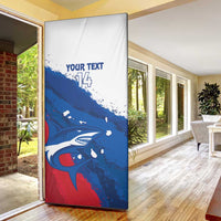 Cape Verde Football Custom Door Cover Tubaroes Azuis Glory World Cup - Wonder Print Shop