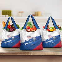 Cape Verde Football Grocery Bag Tubaroes Azuis Glory World Cup - Wonder Print Shop