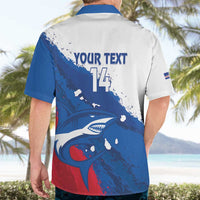 Cape Verde Football Custom Hawaiian Shirt Tubaroes Azuis Glory World Cup - Wonder Print Shop
