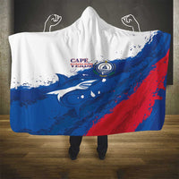 Cape Verde Football Hooded Blanket Tubaroes Azuis Glory World Cup - Wonder Print Shop