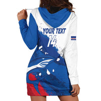 Cape Verde Football Custom Hoodie Dress Tubaroes Azuis Glory World Cup - Wonder Print Shop