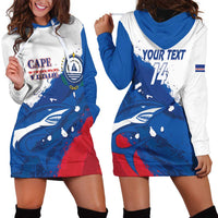 Cape Verde Football Custom Hoodie Dress Tubaroes Azuis Glory World Cup - Wonder Print Shop