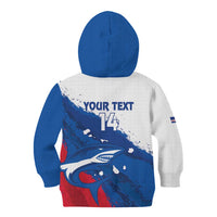 Cape Verde Football Custom Kid Hoodie Tubaroes Azuis Glory World Cup - Wonder Print Shop