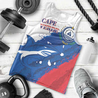 Cape Verde Football Custom Men Tank Top Tubaroes Azuis Glory World Cup - Wonder Print Shop