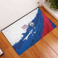 Cape Verde Football Rubber Doormat Tubaroes Azuis Glory World Cup - Wonder Print Shop