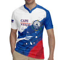 Cape Verde Football Custom Rugby Jersey Tubaroes Azuis Glory World Cup - Wonder Print Shop