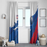 Cape Verde Football Window Curtain Tubaroes Azuis Glory World Cup - Wonder Print Shop