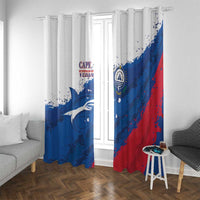 Cape Verde Football Window Curtain Tubaroes Azuis Glory World Cup - Wonder Print Shop