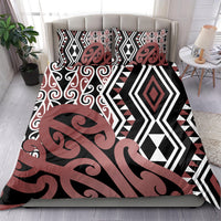 New Zealand Bedding Set Aotearoa Kowhaiwhai Mix Taniko Art - Wonder Print Shop