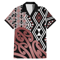 New Zealand Family Matching Mermaid Dress and Hawaiian Shirt Aotearoa Kowhaiwhai Mix Taniko Art - Wonder Print Shop