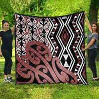 New Zealand Quilt Aotearoa Kowhaiwhai Mix Taniko Art - Wonder Print Shop