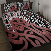 New Zealand Quilt Bed Set Aotearoa Kowhaiwhai Mix Taniko Art - Wonder Print Shop