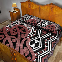 New Zealand Quilt Bed Set Aotearoa Kowhaiwhai Mix Taniko Art - Wonder Print Shop