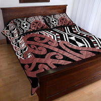 New Zealand Quilt Bed Set Aotearoa Kowhaiwhai Mix Taniko Art - Wonder Print Shop